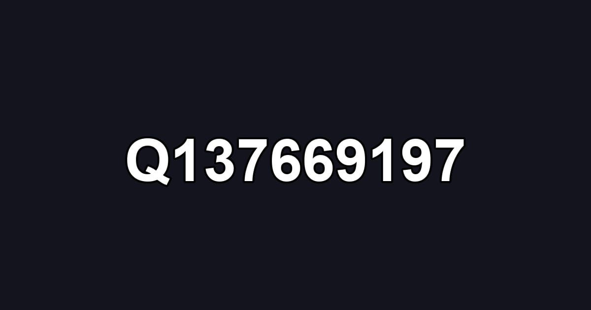 Q137669197
