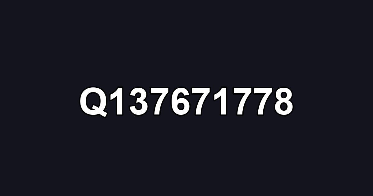 Q137671778