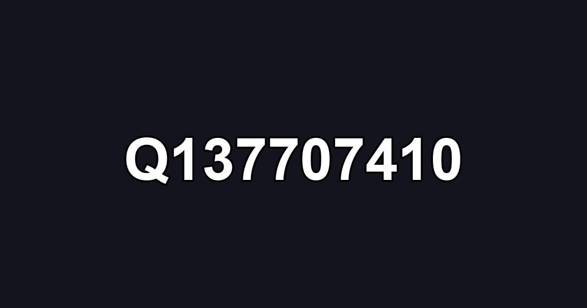 Q137707410