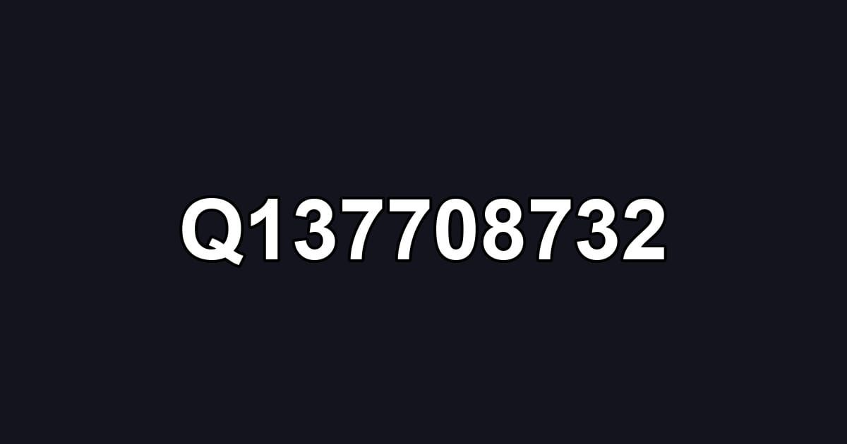 Q137708732