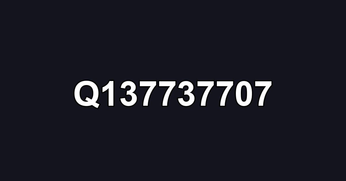 Q137737707