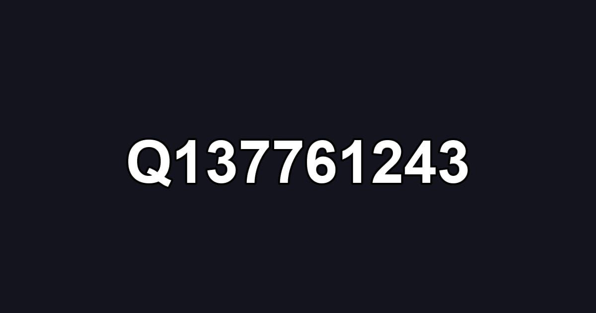 Q137761243