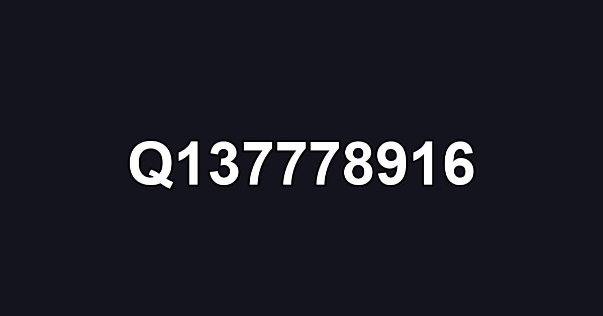 Q137778916