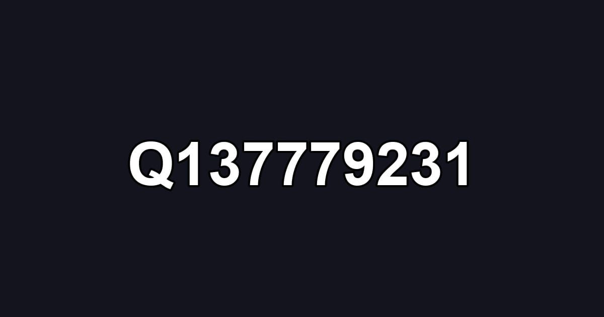 Q137779231
