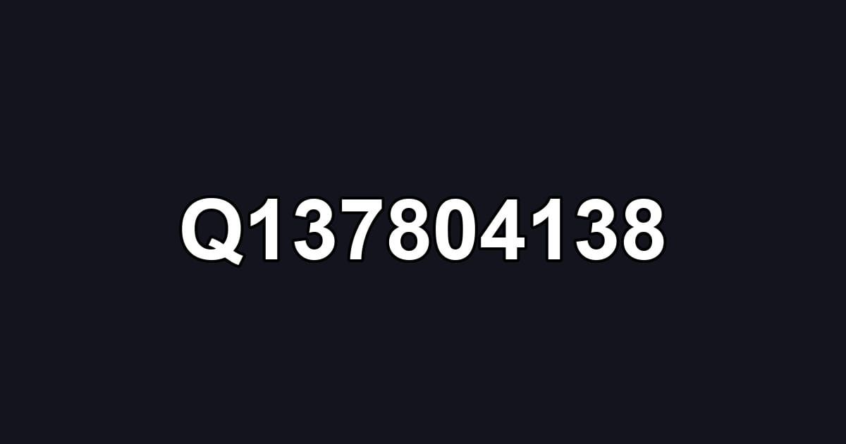 Q137804138