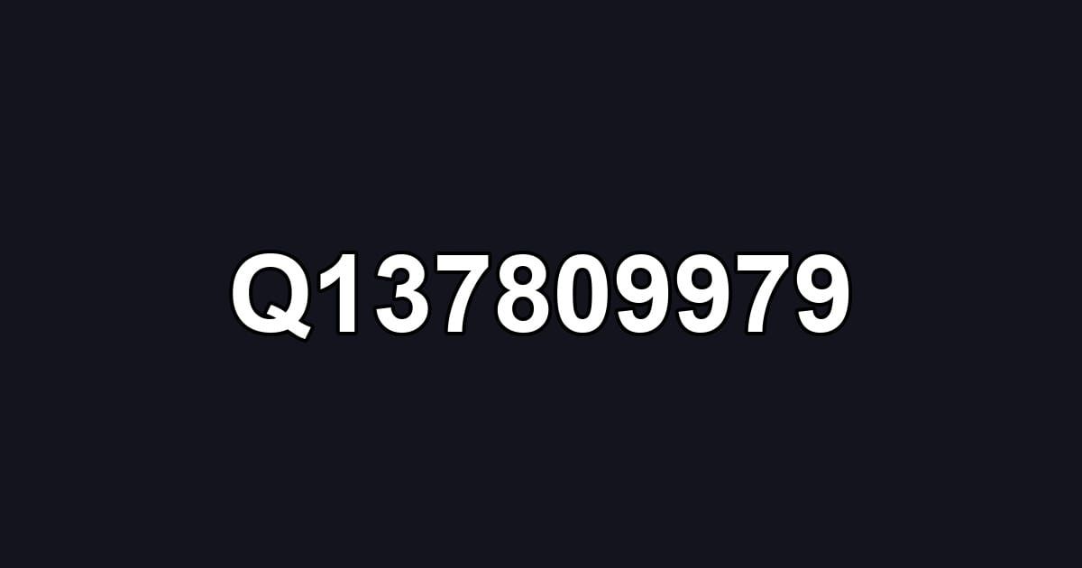 Q137809979
