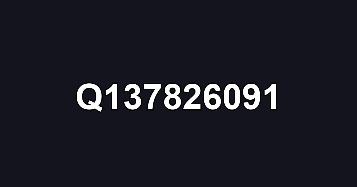 Q137826091