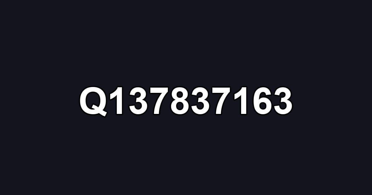 Q137837163