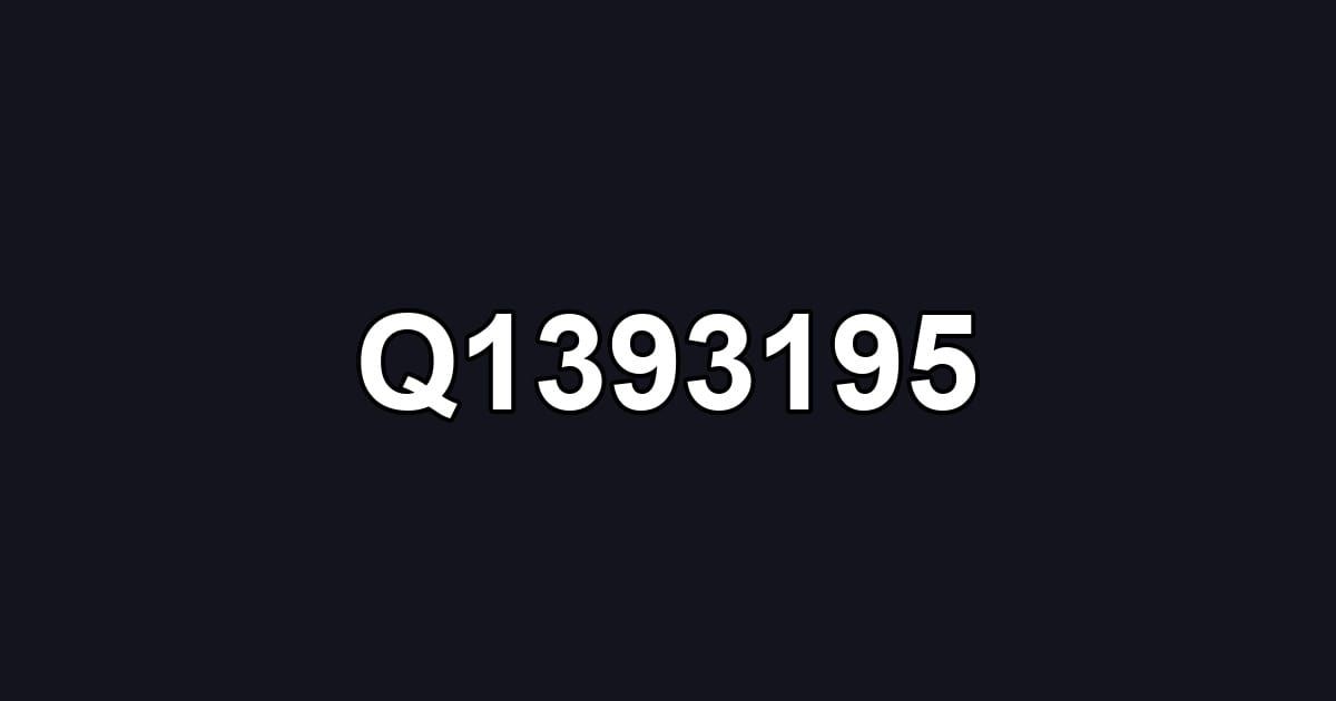Q1393195
