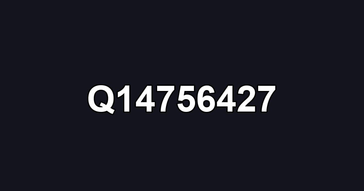 Q14756427