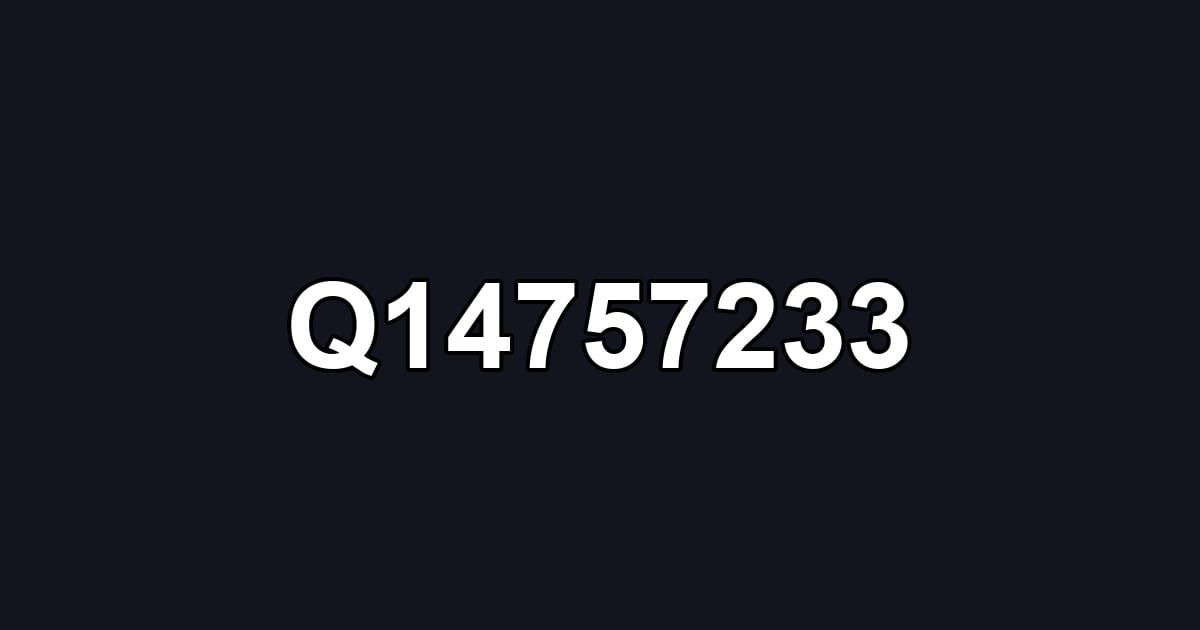 Q14757233