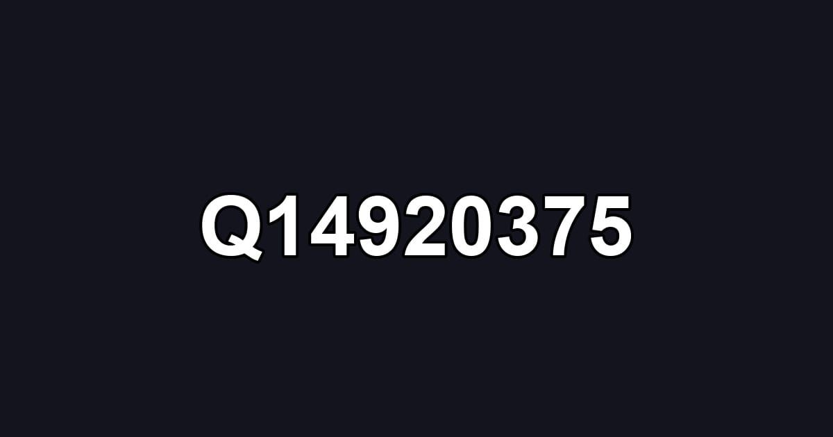 Q14920375