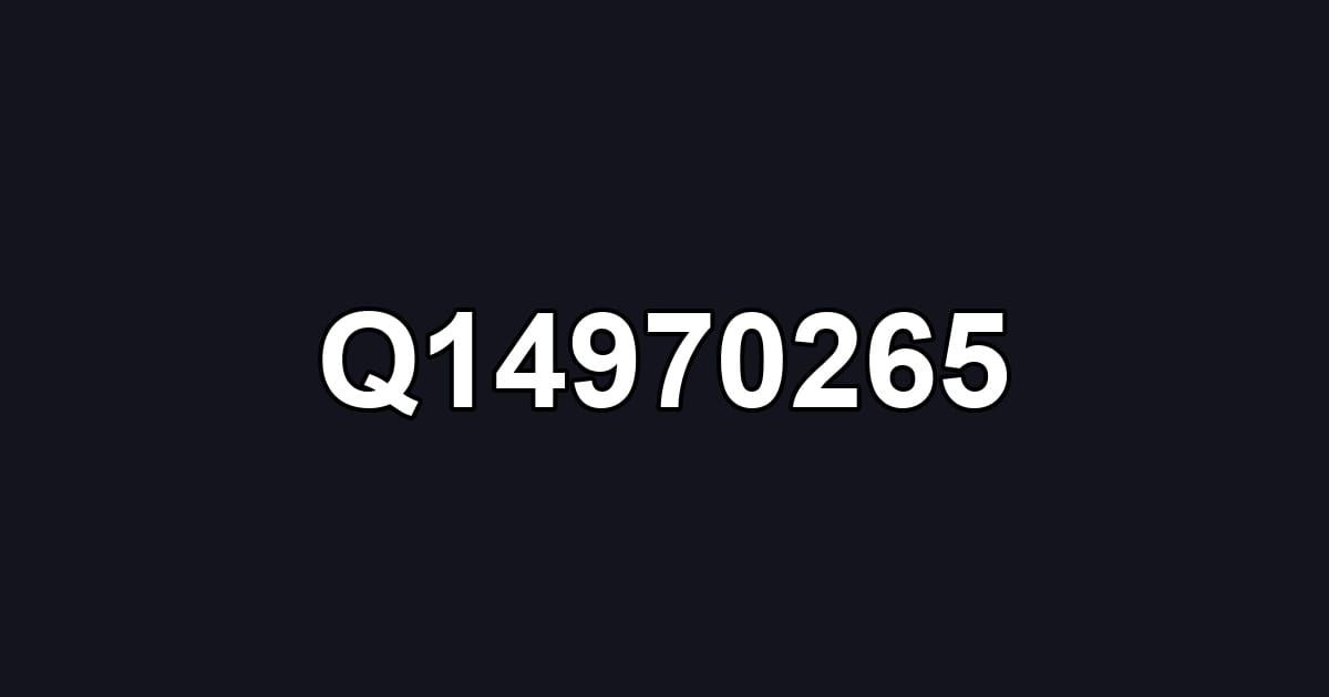 Q14970265