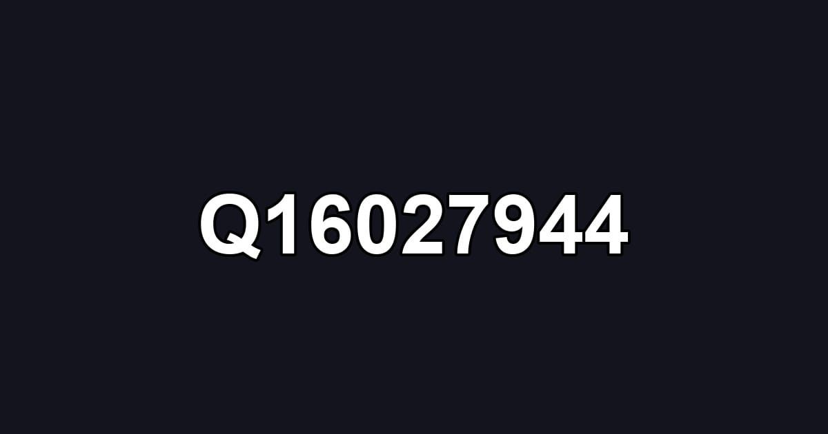 Q16027944