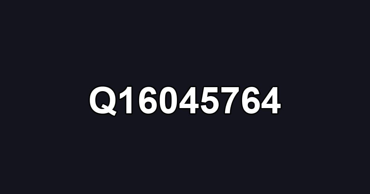 Q16045764
