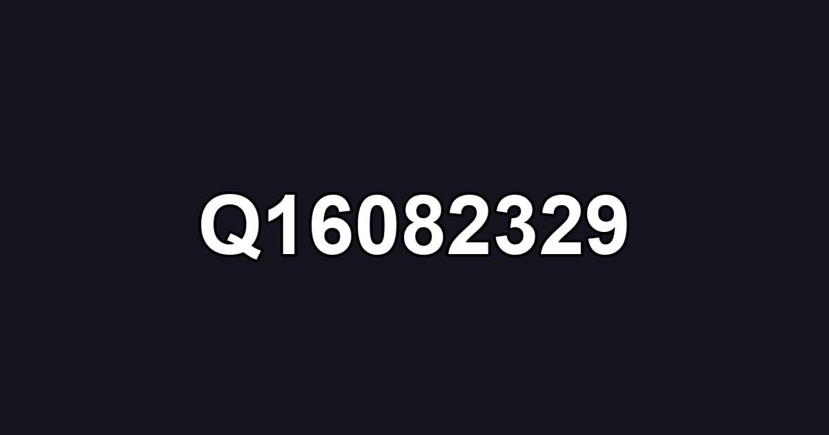 Q16082329