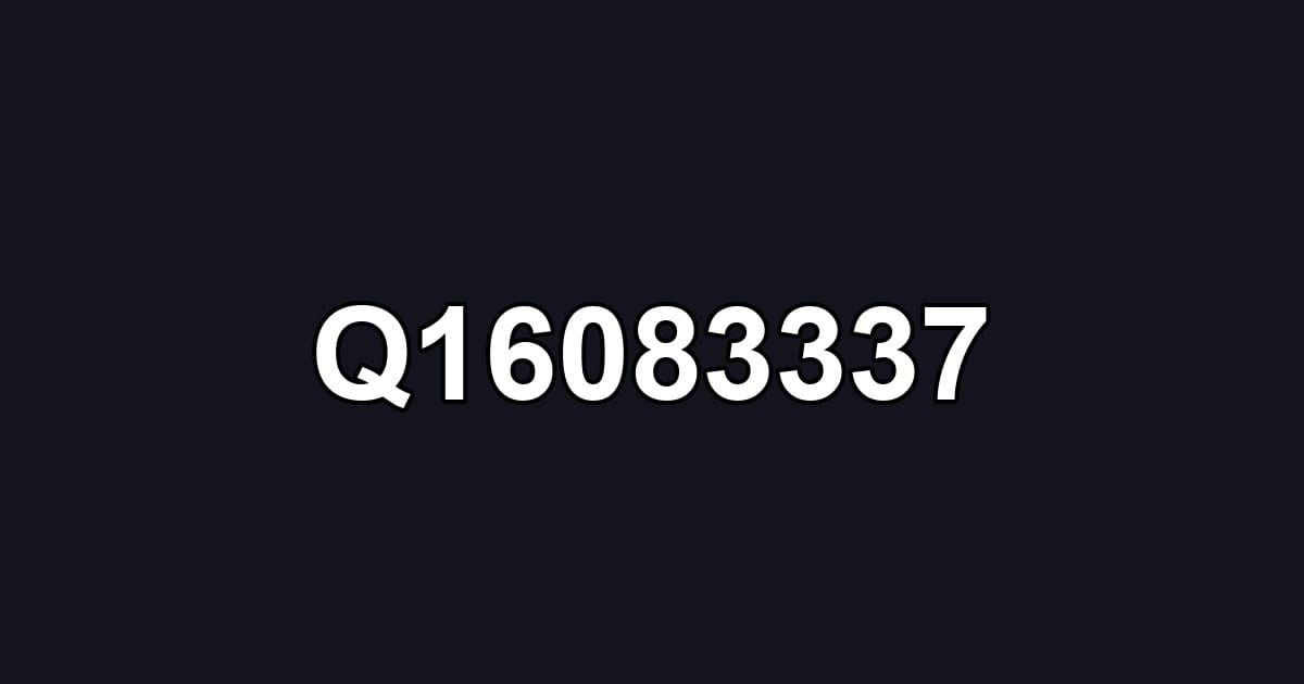 Q16083337