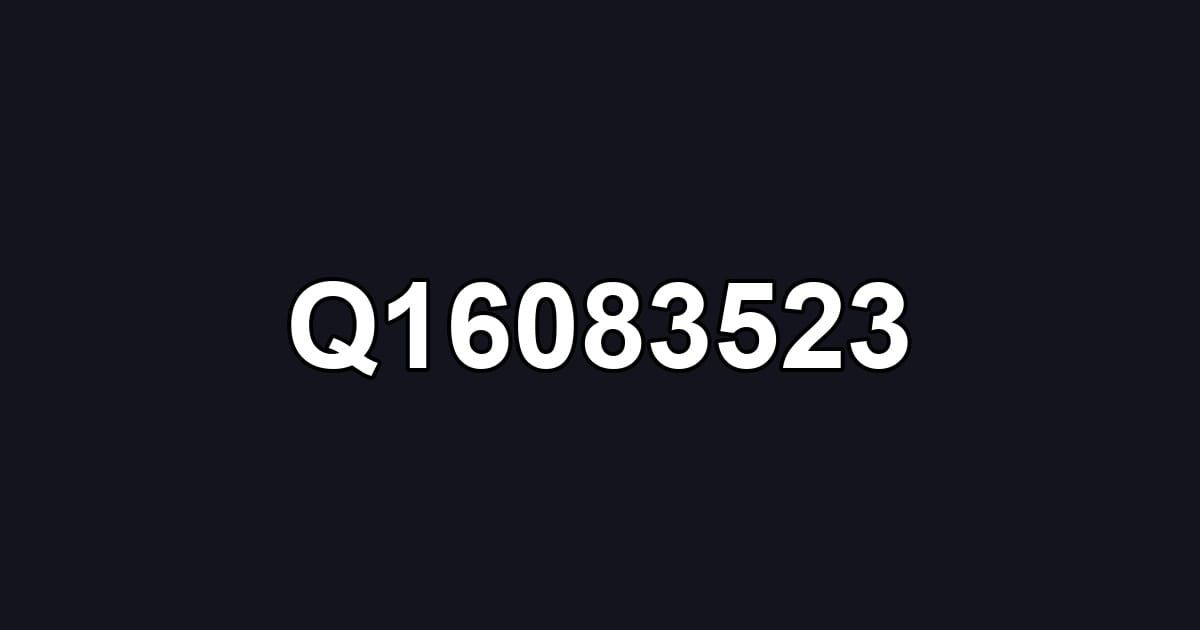 Q16083523