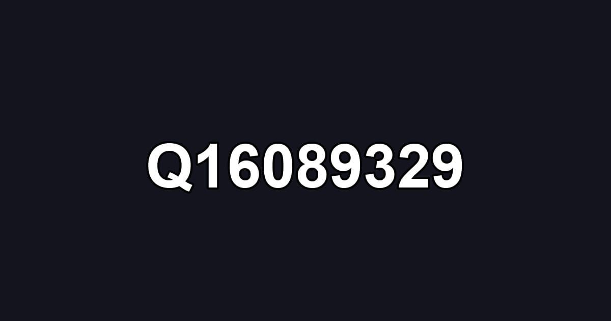 Q16089329