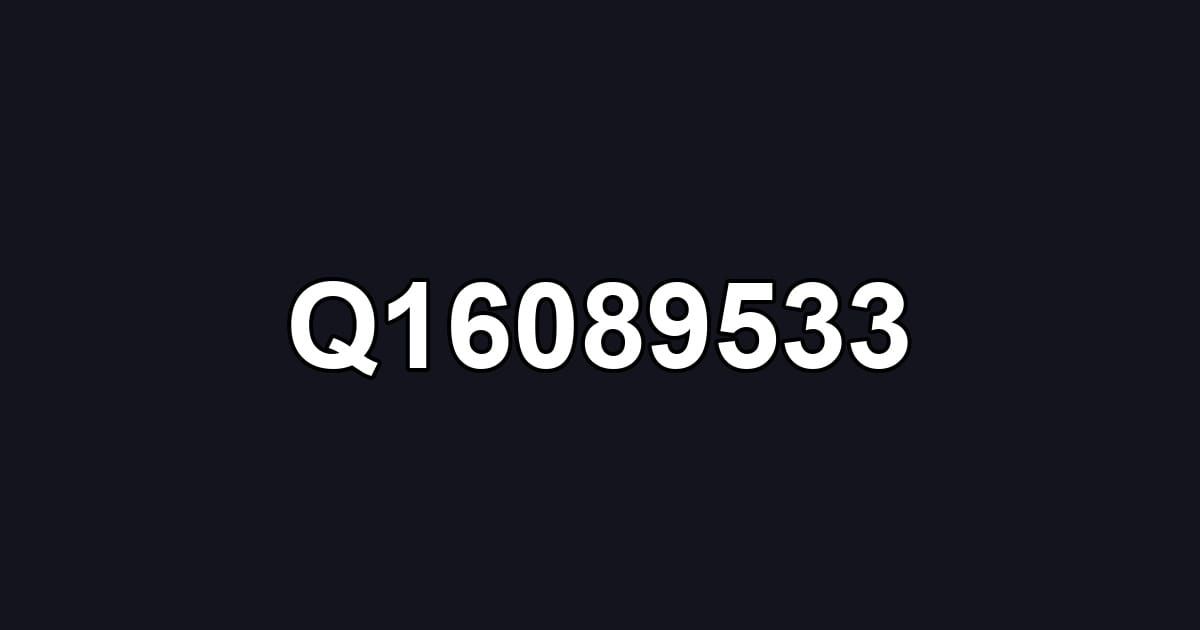 Q16089533