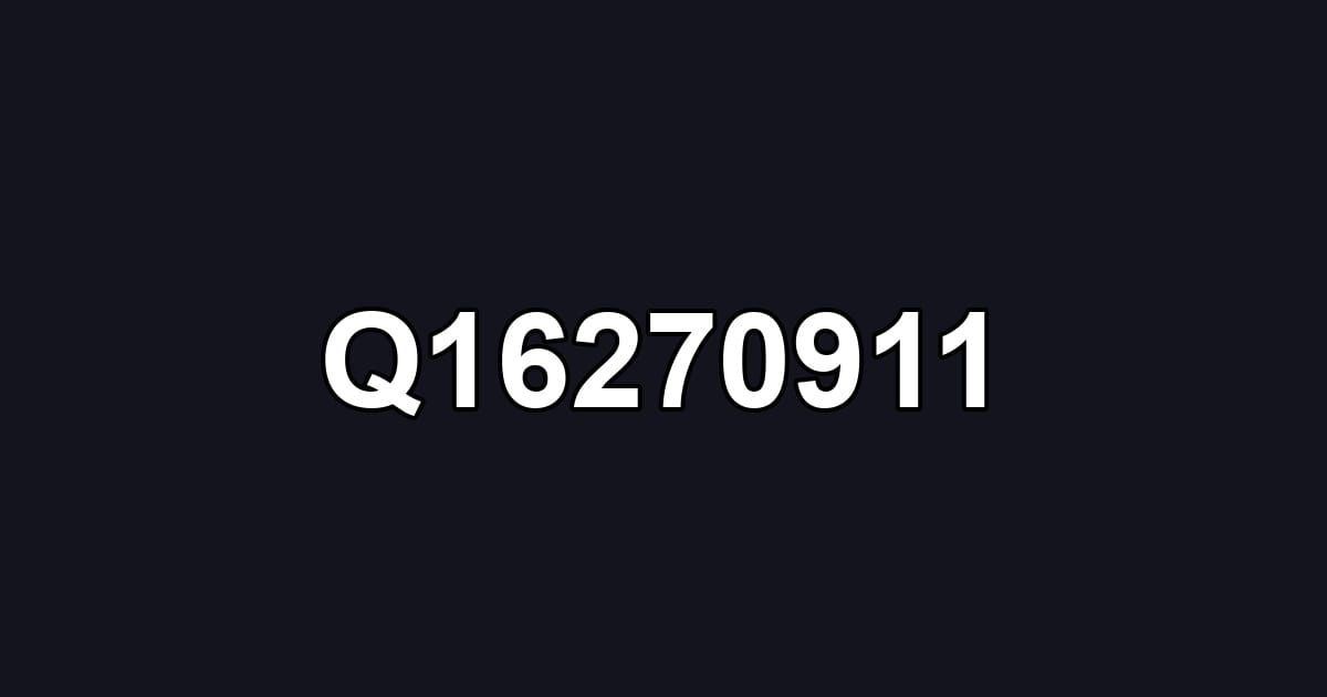 Q16270911