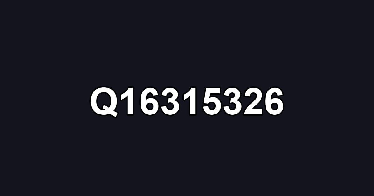 Q16315326