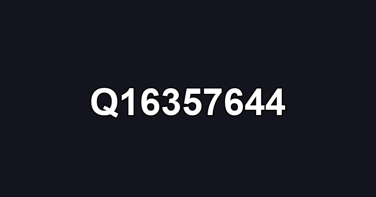 Q16357644