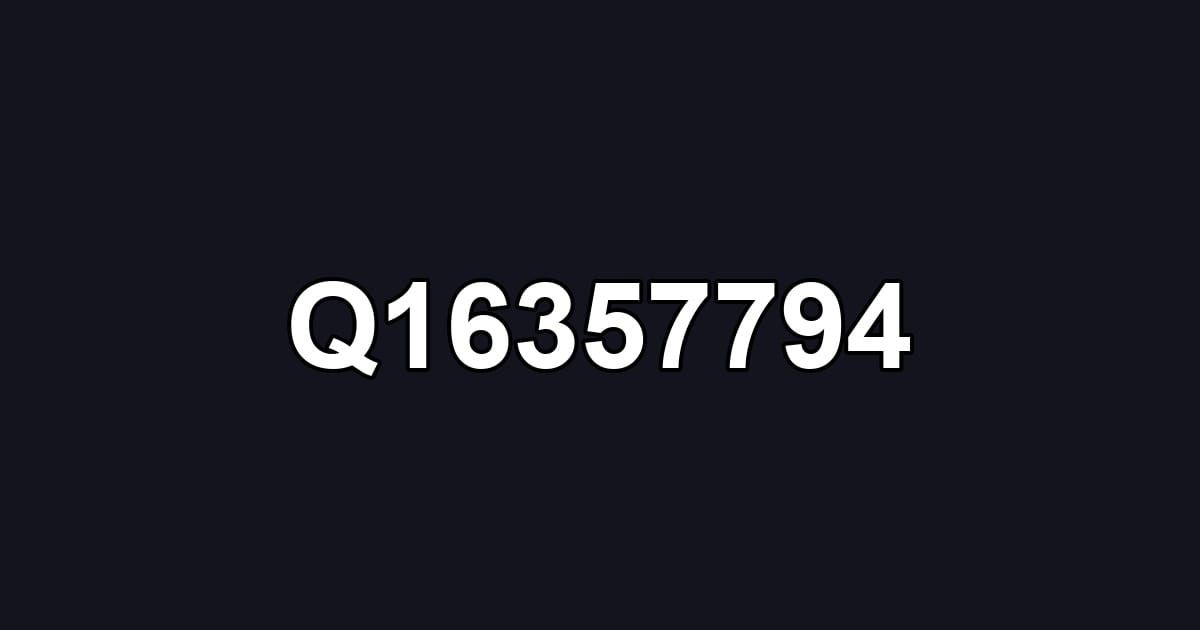 Q16357794