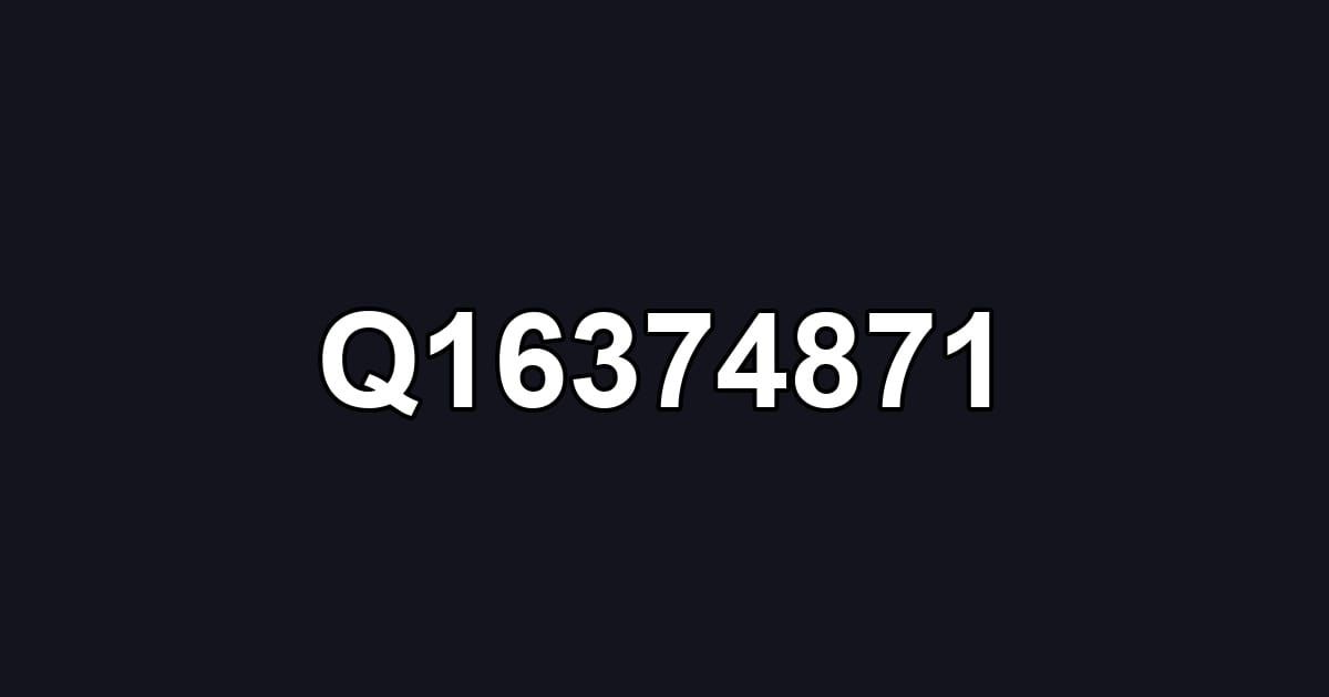 Q16374871
