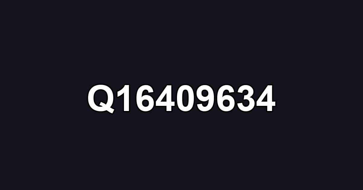 Q16409634
