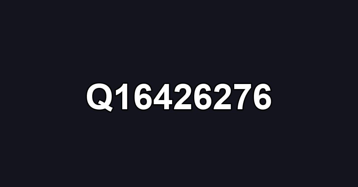 Q16426276