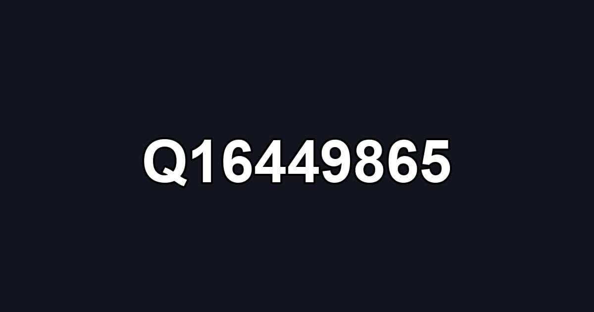 Q16449865
