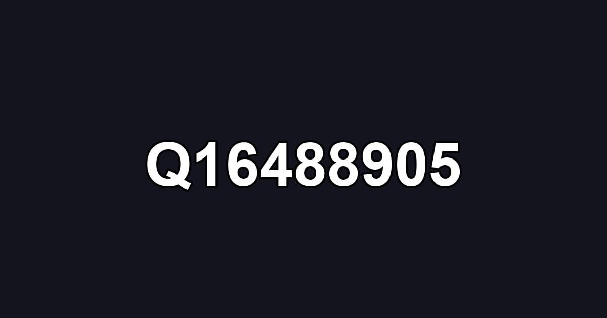 Q16488905