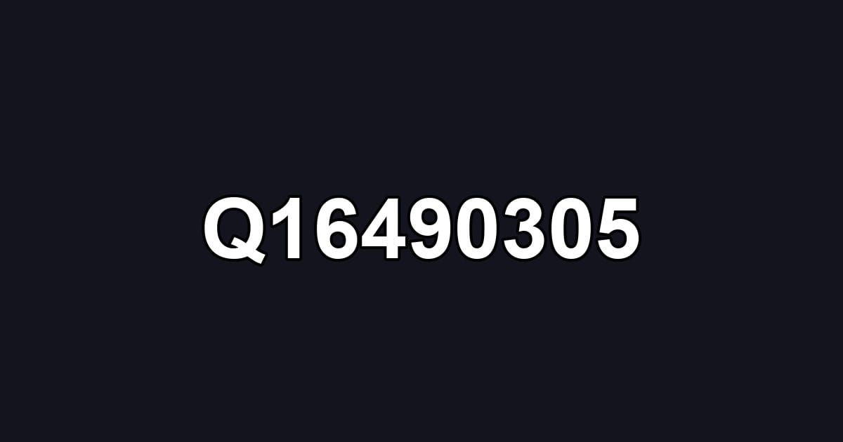 Q16490305