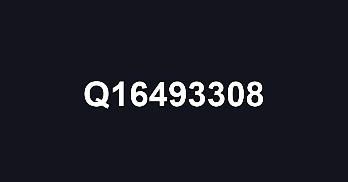 Q16493308