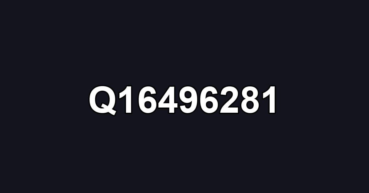 Q16496281