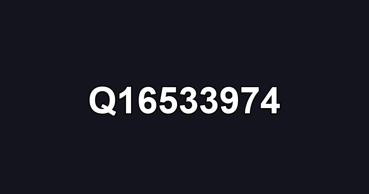 Q16533974