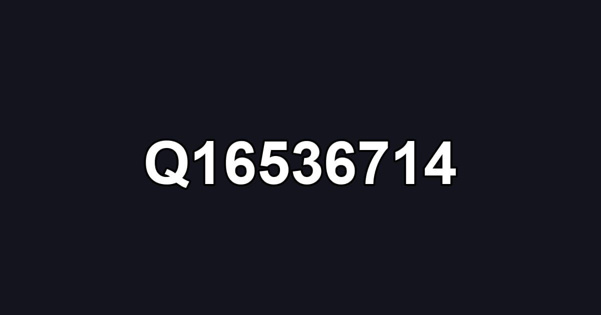Q16536714