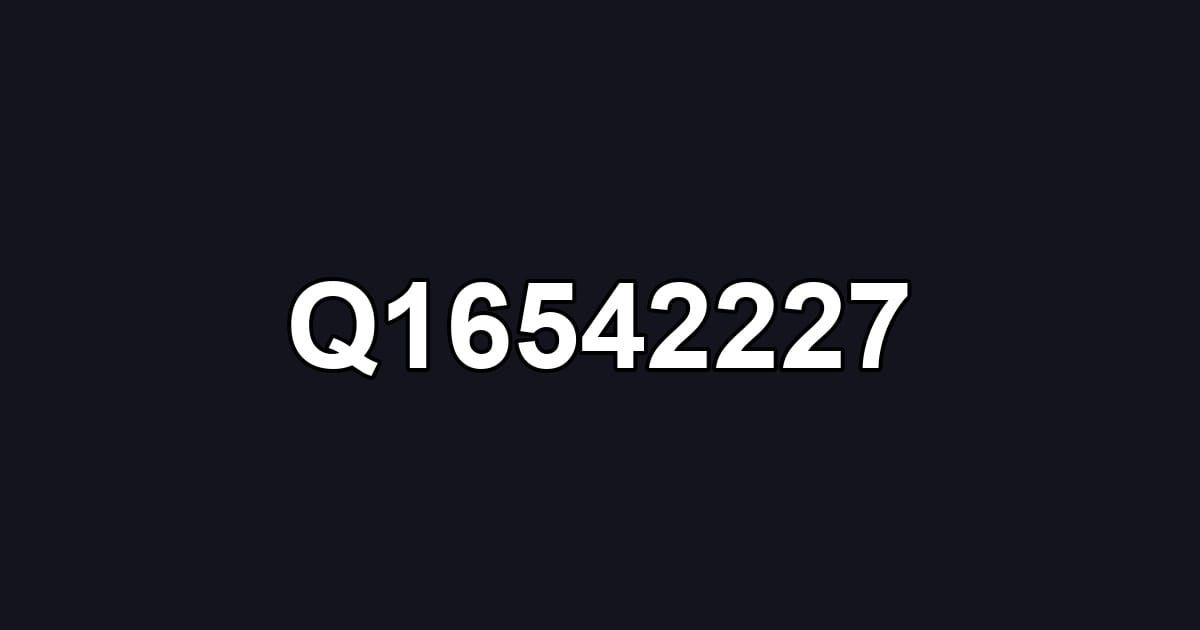 Q16542227