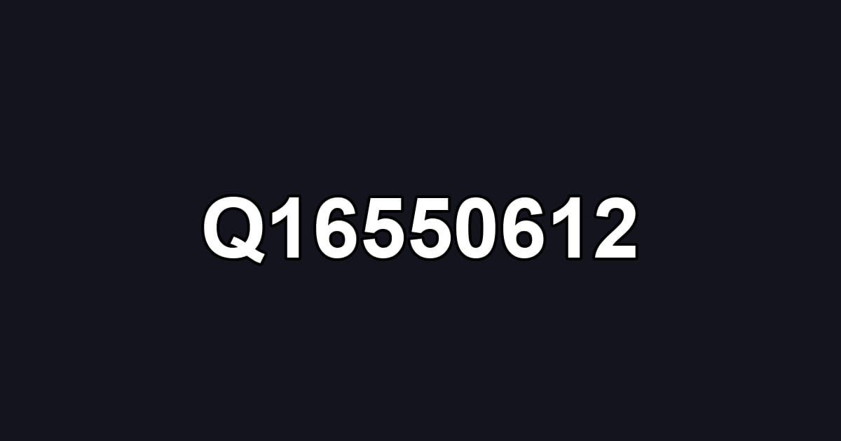Q16550612