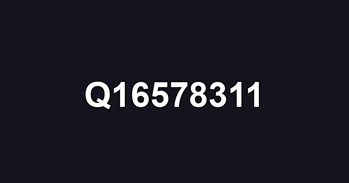 Q16578311