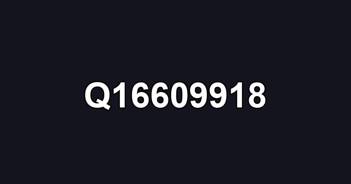 Q16609918