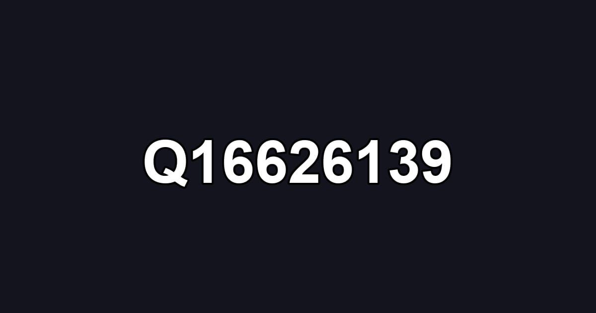 Q16626139