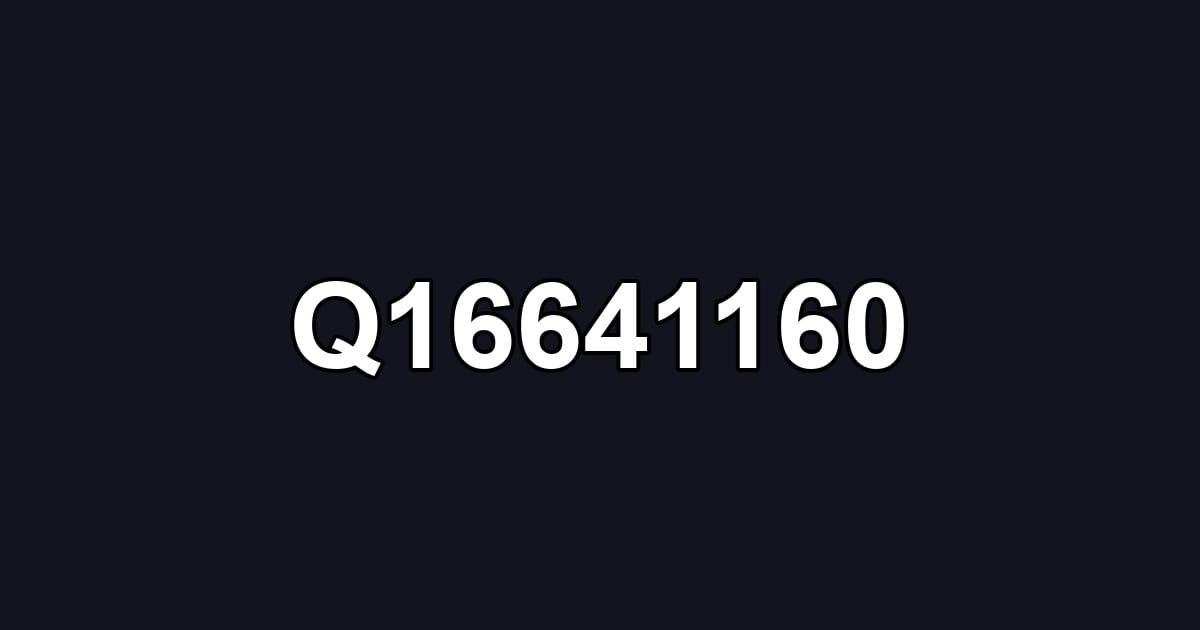 Q16641160