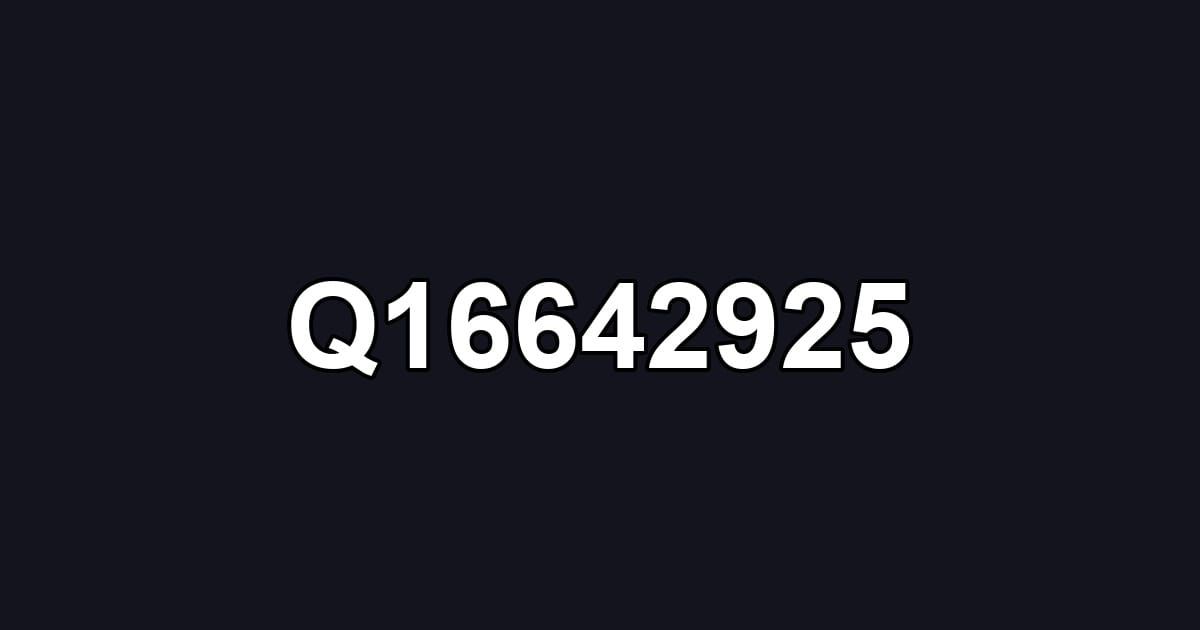 Q16642925