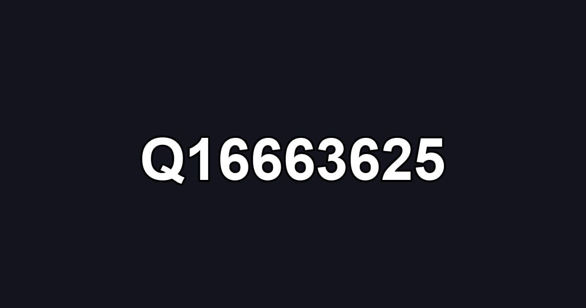 Q16663625