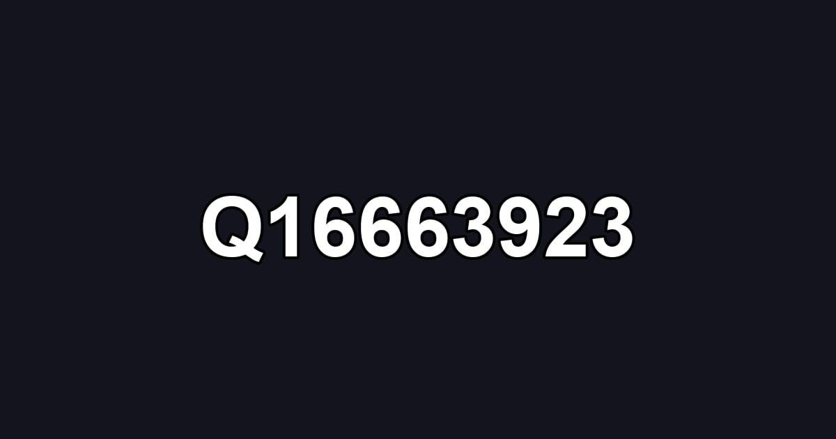 Q16663923