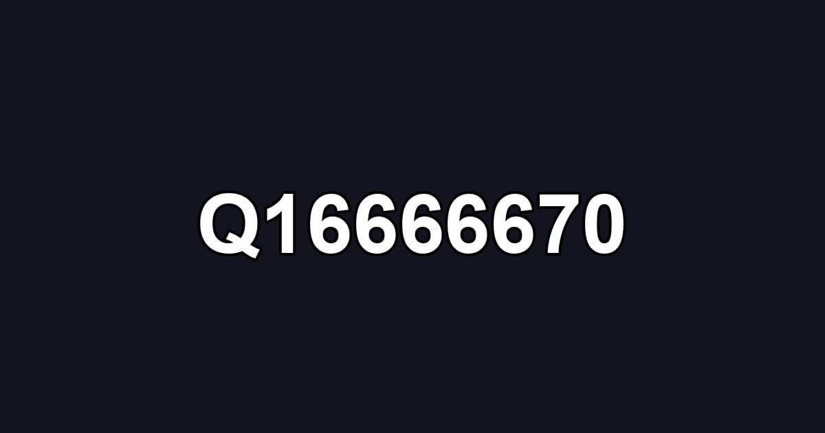 Q16666670