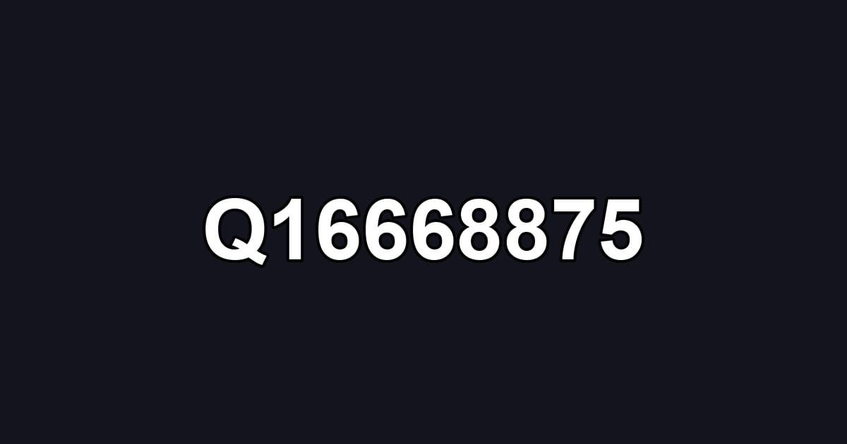 Q16668875