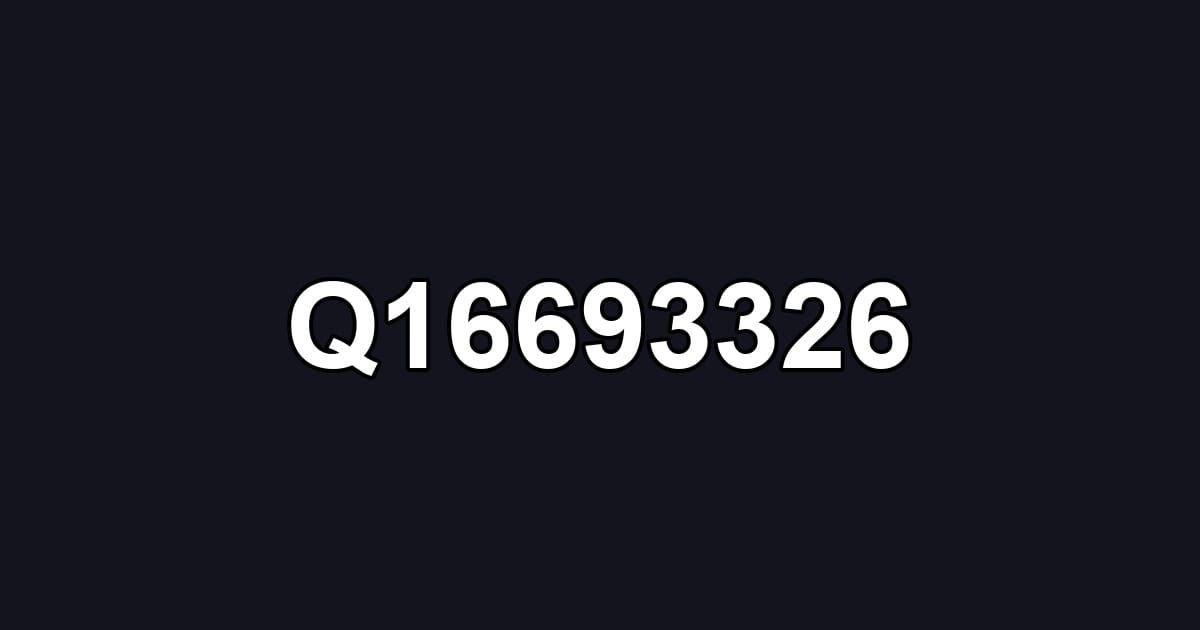 Q16693326